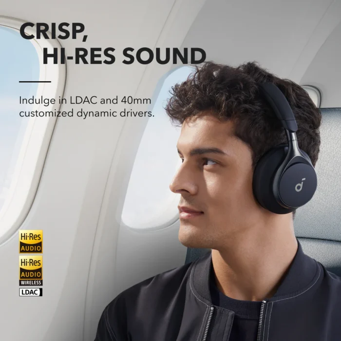 Space Q45 | Long-Lasting Noise Cancelling Headphones - Image 3