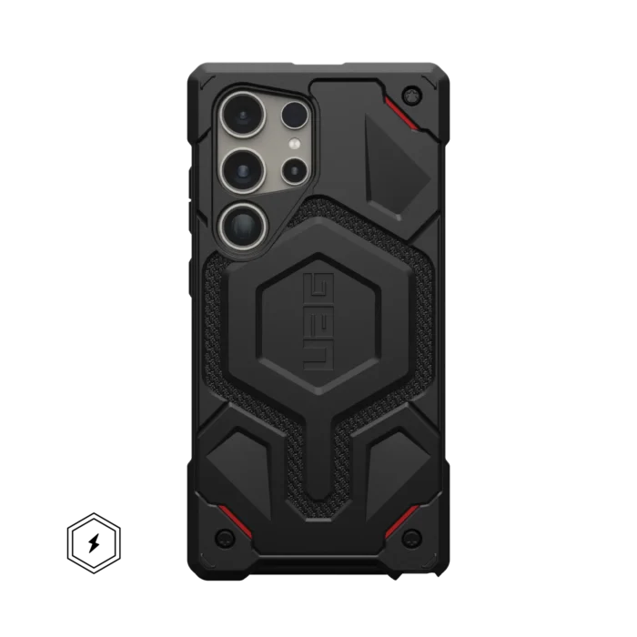 MAG ICON UAG HS SAMSUNG GALAXY SHAQ MONARCH PRO KEVLAR BLACK STD 01