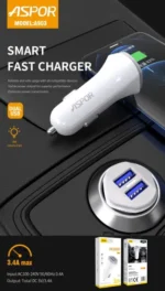 Aspor Dual USB iPhone Combo Set Car Charger - Image 3