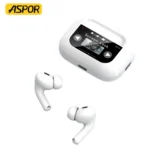 Aspor Mutil-Fuction Touch Screen Bluetooth Earbuds Wireless Charging Using Noise Cancelling Anc - Image 2