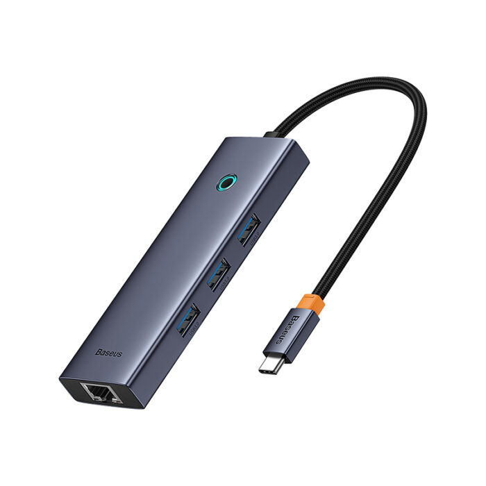 Baseus 6 Port Type C HUB Flite Series Docking Station Space Grey Type C baseuscolombo 15 1