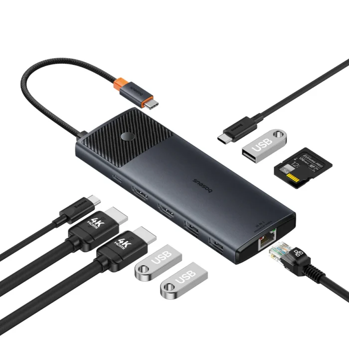 Baseus 10 in 1 Dual Display USB