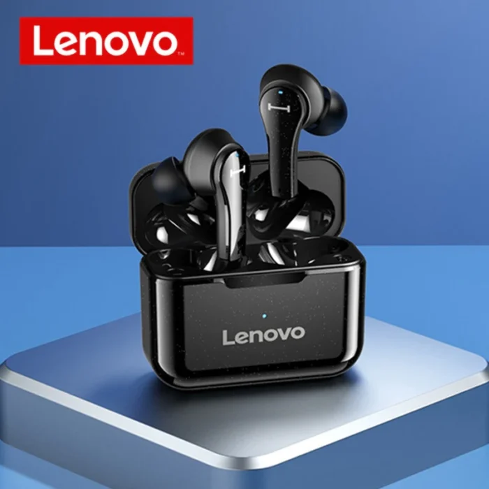 0 main lenovo qt82 tws wireless bluetooth 50 earphone original touch button hifi stereo noise reduction sport earbuds with