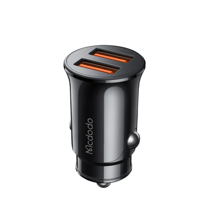 Dual USB Output Car Charger 2A 12W-Mcdodo - Image 1