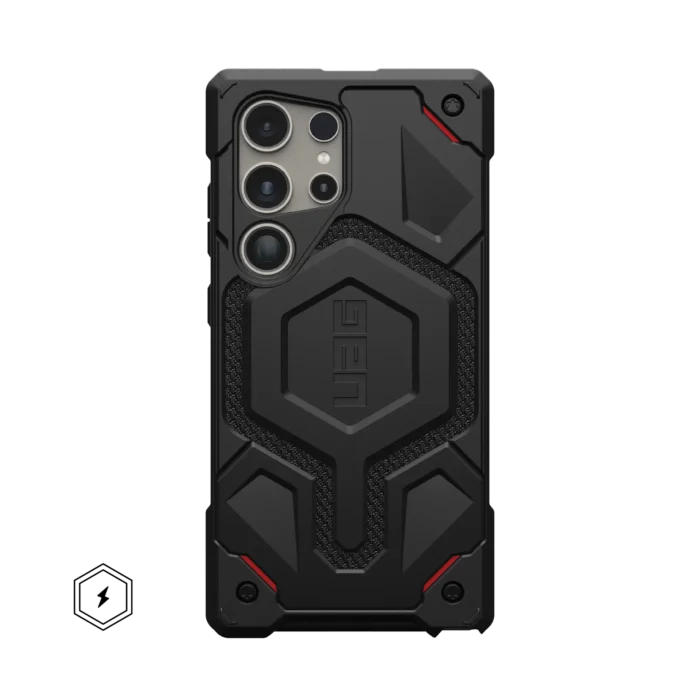 MAG ICON UAG HS SAMSUNG GALAXY SHAQ MONARCH PRO KEVLAR BLACK STD 01