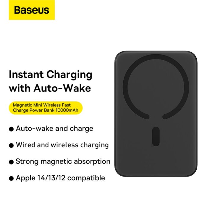 Baseus 10000mAh 20W Magnetic Mini Wireless Fast Charge Power Bank 6M baseuscolombo 13