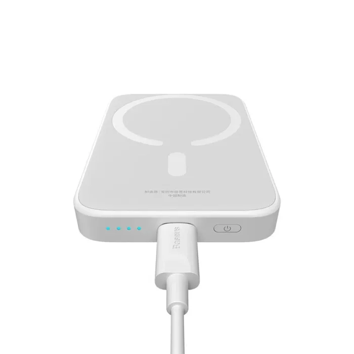 Baseus Magnetic Mini Air Wireless Fast Charge Power Bank 6000mAh 20W Stellar White Baseuscolombo 8