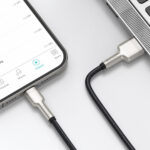 Baseus Cafule Series 1 Meter USB to Lightning Metal Data Cable 2.4A - Image 3