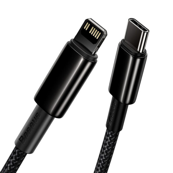 Baseus Tungsten Gold 1M Fast Charging Data Cable Type-C to iP PD 20W - Image 3