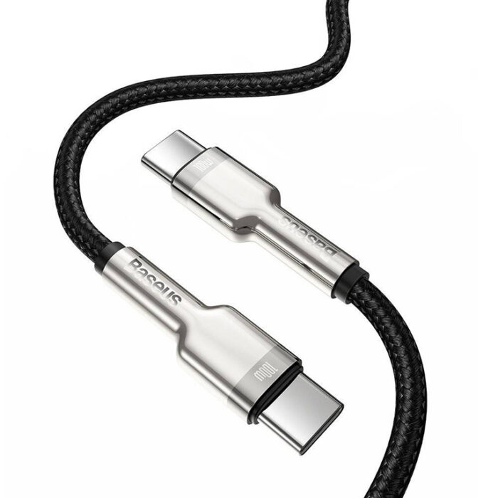 slo pl Baseus Cafule Series Metal Data USB Type C USB Typ C Cable Power Delivery 100 W 20 V 5 A 1 m black CATJK C01 95951 3