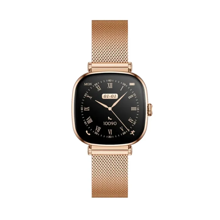 GNPRISWGGD Green Lion Princess Smart Watch Glossy Gold