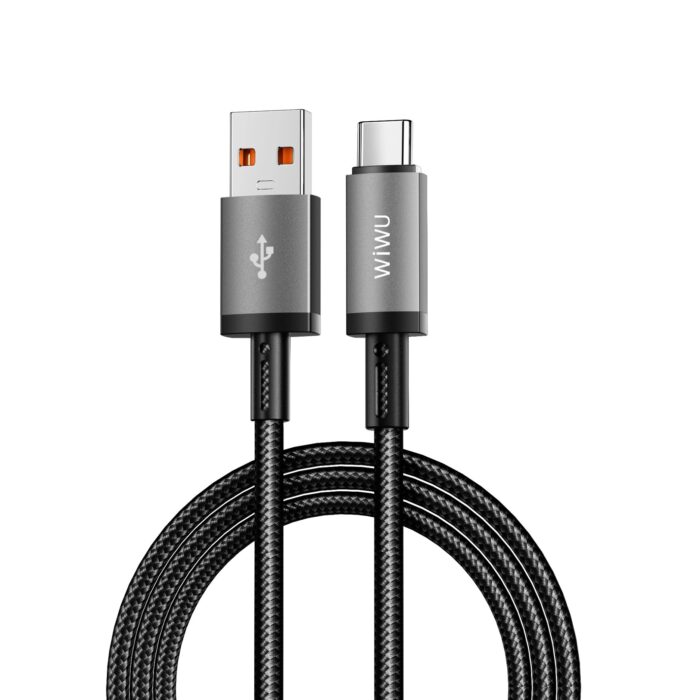Wiwu WI C054 Titanlink USB To Type C Cable 1m Gray by otc.lk in srilanka 12