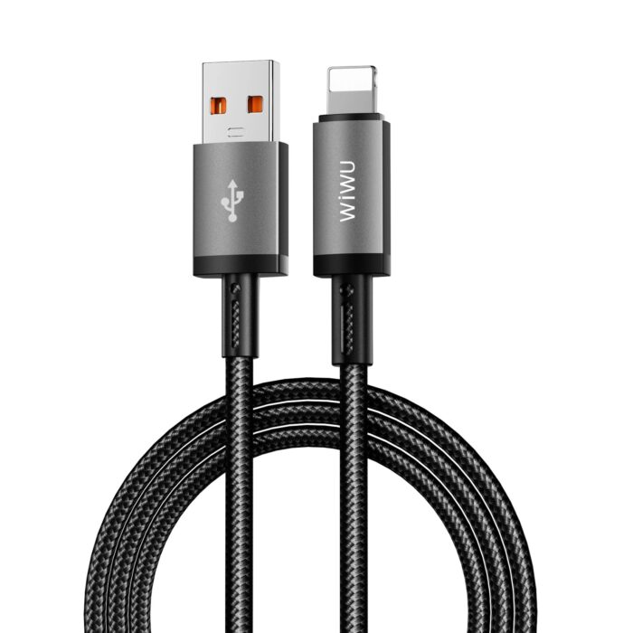 Wiwu Titanlink USB-A To Lightning Cable 1m Gray - Image 1