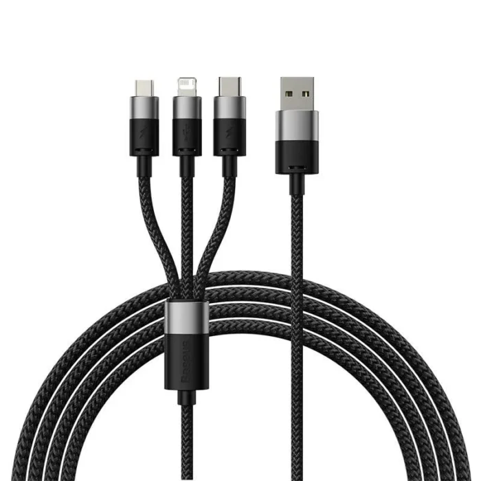 Baseus StarSpeed 1-for-3 Fast Charging Data Cable