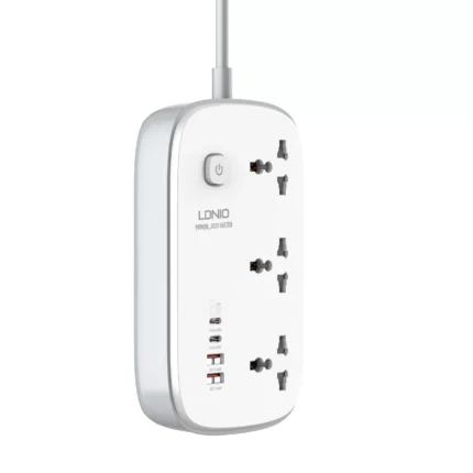 LDNIO Power Strip Extension SC3416 3 AC Outlets + 4 USB Ports