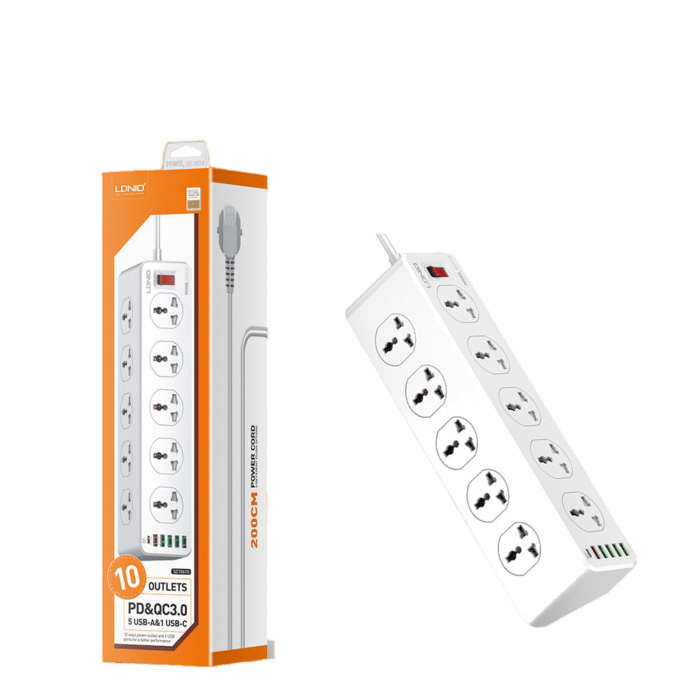 LDNIO 10 Unit Power Socket SC10610 - Image 2