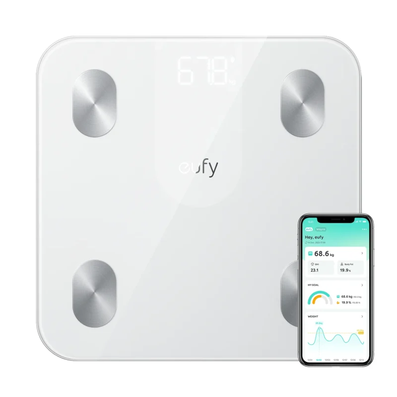 Eufy Smart Scale A1 Bluetooth Smart Body Scale White– FoneHouse Sri Lanka