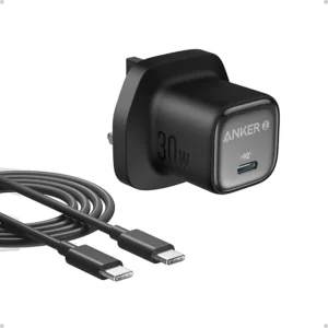 Anker Zolo 30W Type-C to Type-C Charger Set Black – FoneHouse Sri Lanka