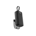 Aspor A317 30000mAh Power Bank 22.5W Fast Charging 3 Built in Cables Black %E2%80%93 FoneHouse Sri Lanka