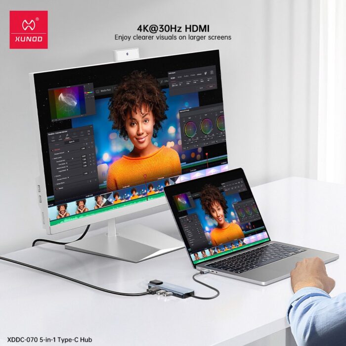 Xundd 5 in 1 Type-C Hub Multiport Adapter – FoneHouse Sri Lanka