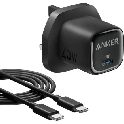 Anker 25W Compact Charger USB-C PPS Fast Charging Black – FoneHouse Sri Lanka
