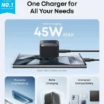 Anker Nano 45W Charger Smart Display GaN 180 Foldable Black– FoneHouse Sri Lanka 2