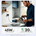 Anker Nano 45W Charger Smart Display GaN 180 Foldable Black– FoneHouse Sri Lanka 3