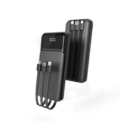 Aspor A315 10000mAh Power Bank 22.5W Built-in Lightning Cable Black White – FoneHouse Sri Lanka 2