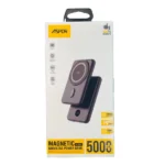 Aspor A383 Magnetic Wireless Power Bank 5000mAh Slim Black White – FoneHouse Sri Lanka 3