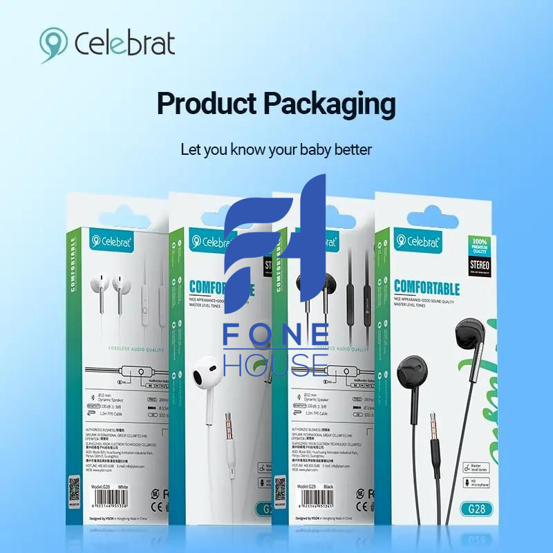 Celebrat G28 Wired Earphones