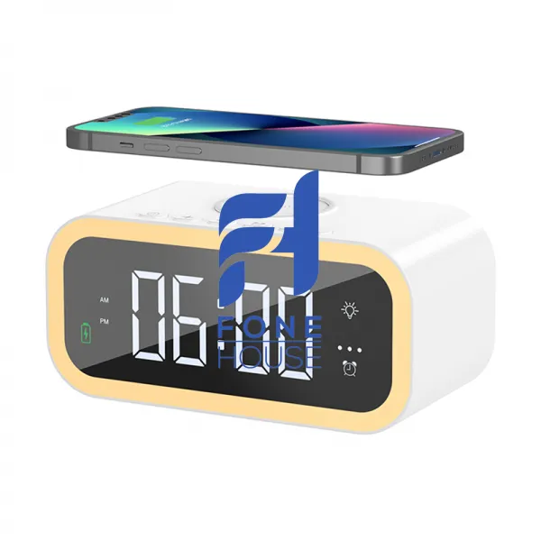 WIWU WI-W015 15W WIRELESS CHARGER WITH DIGITAL ALARM CLOCK
