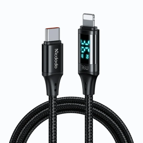 Mcdodo Digital HD Type C to Lightning 36W Data Cable
