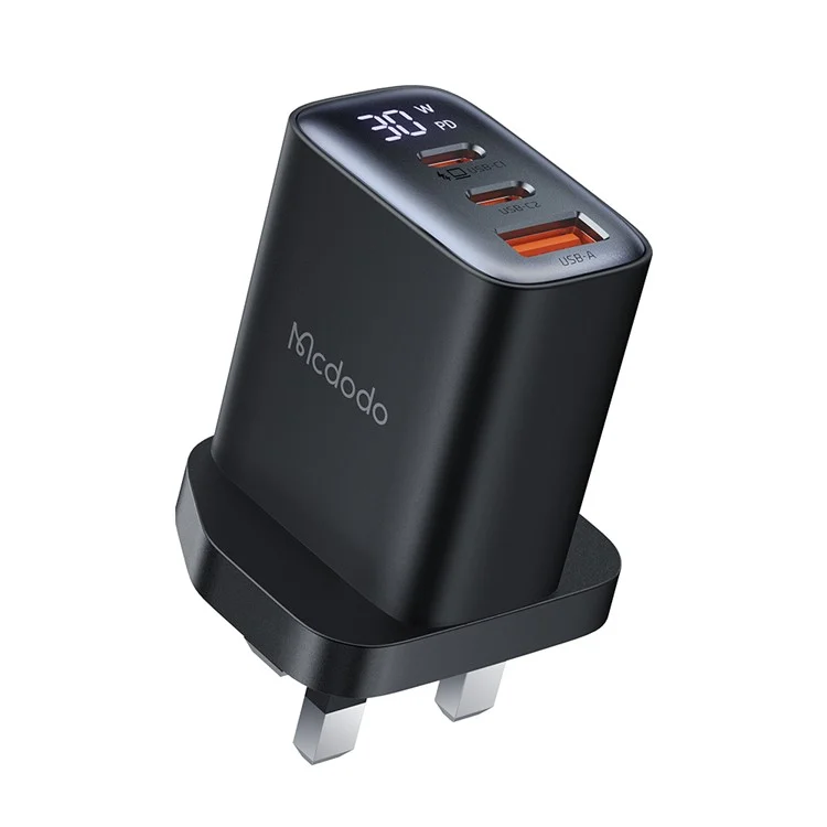 Mcdodo 30W 3-Port Digital Display Fast Charger