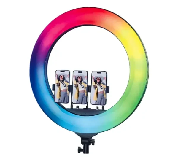 Premium Plokama R45 Pro 45cm Soft LED RGB Ring Light – Perfect Studio Lighting