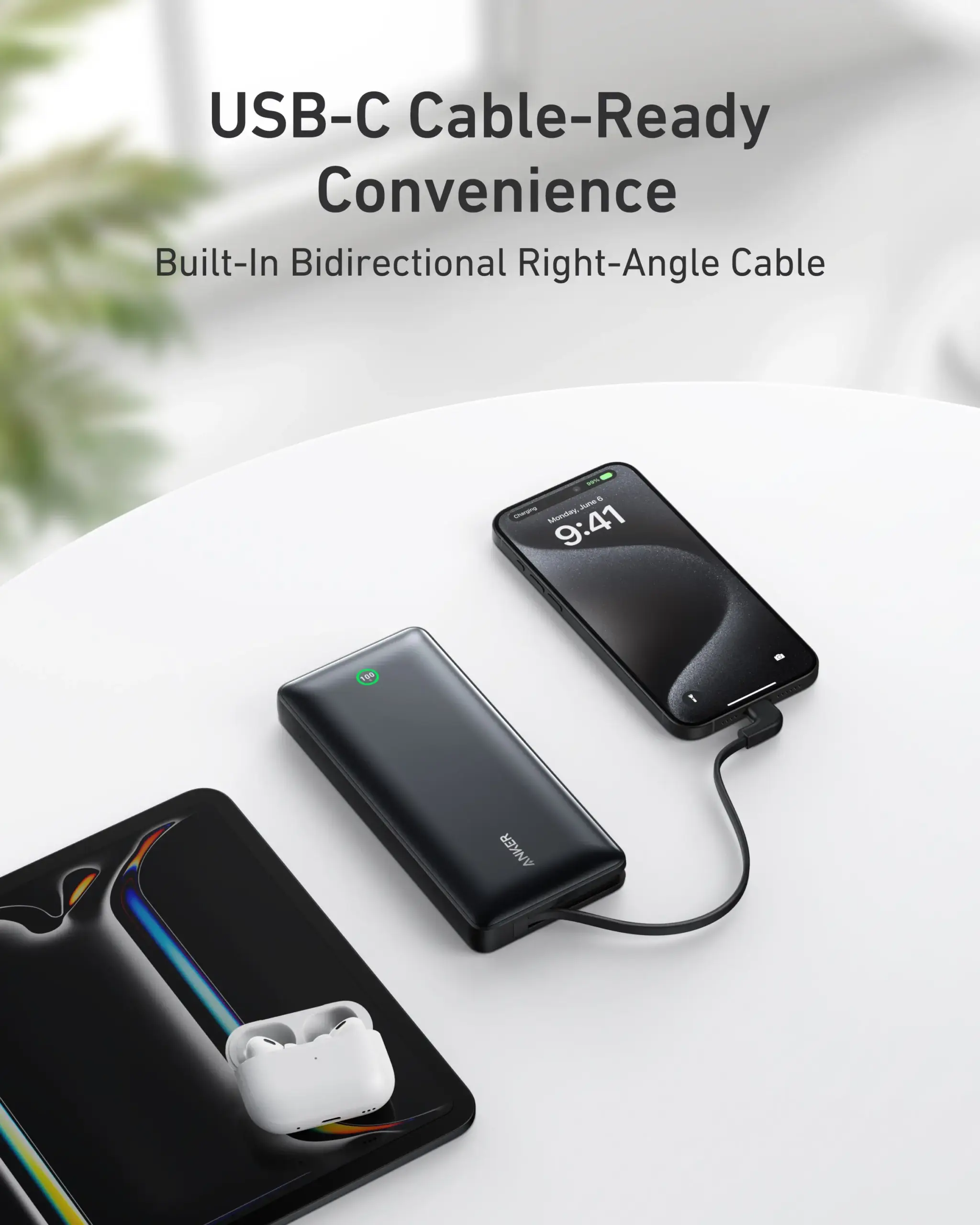 Anker Nano Power Bank 20K - Powerful 30W Built-In USB-C Cable Power Bank in Sri Lanka | FoneHouse - Image 3