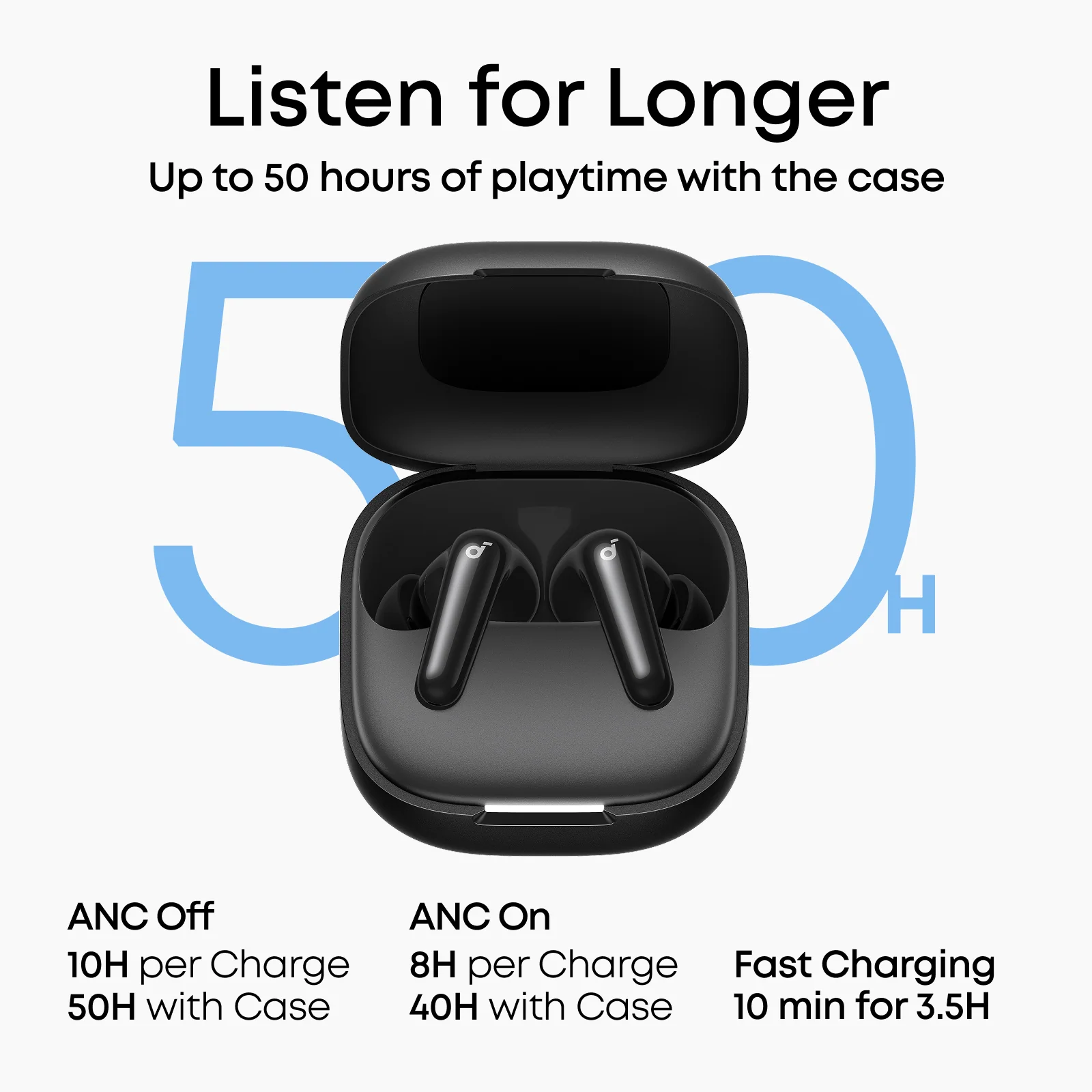 Anker Soundcore R60i NC True Wireless Earbuds – 50 H Playtime & Best Adaptive ANC - Image 4