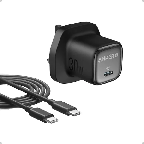 Anker Zolo 30W Type-C to Type-C Charger Set – Ultimate Fast Charging Wall Charger with USB-C Cable | FoneHouse Sri Lanka