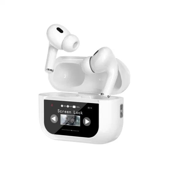 Aspor Mutil-Fuction Touch Screen Bluetooth Earbuds Wireless Charging Using Noise Cancelling Anc
