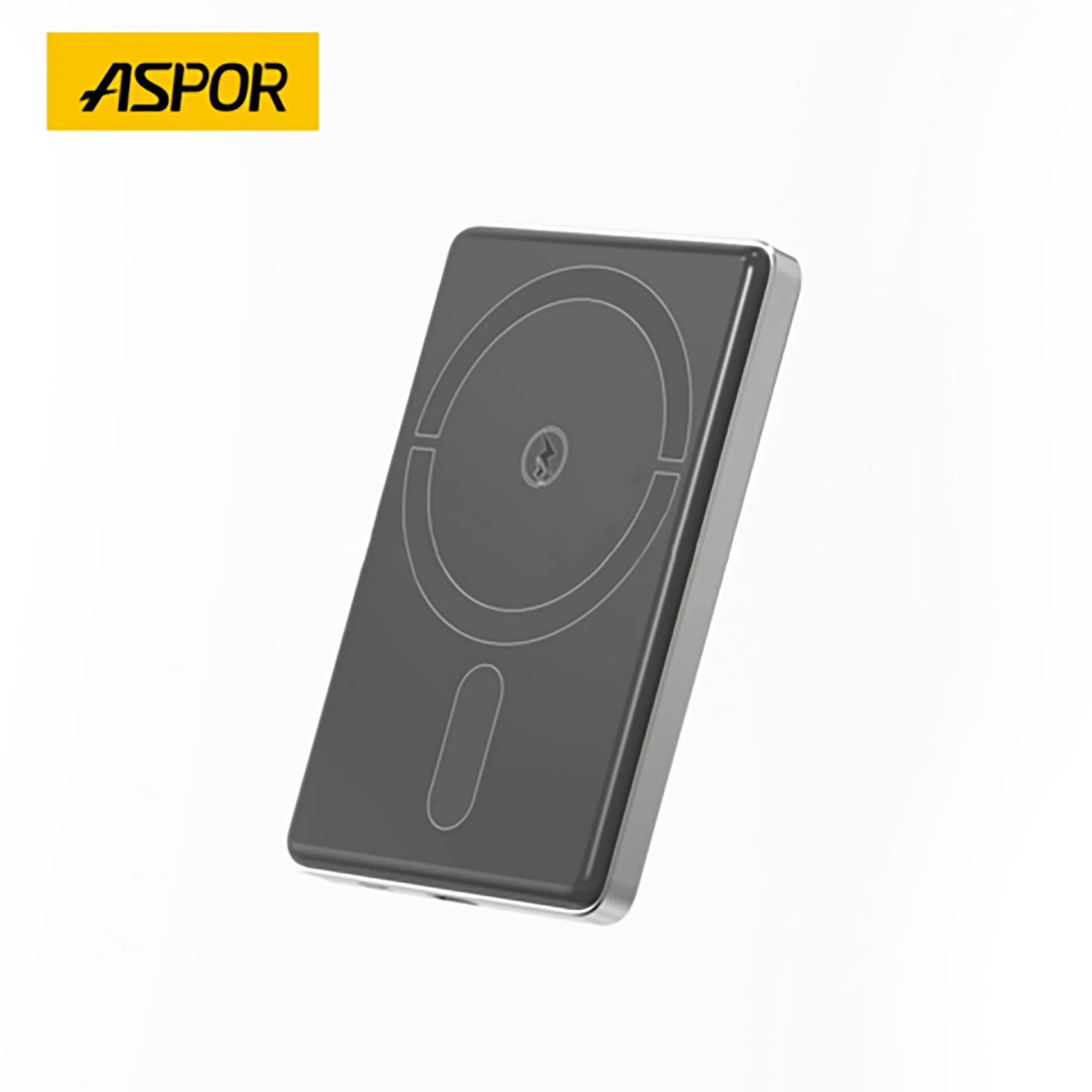 A381 Aspor Wireless Magnetic Portable 5000mAh Power bank