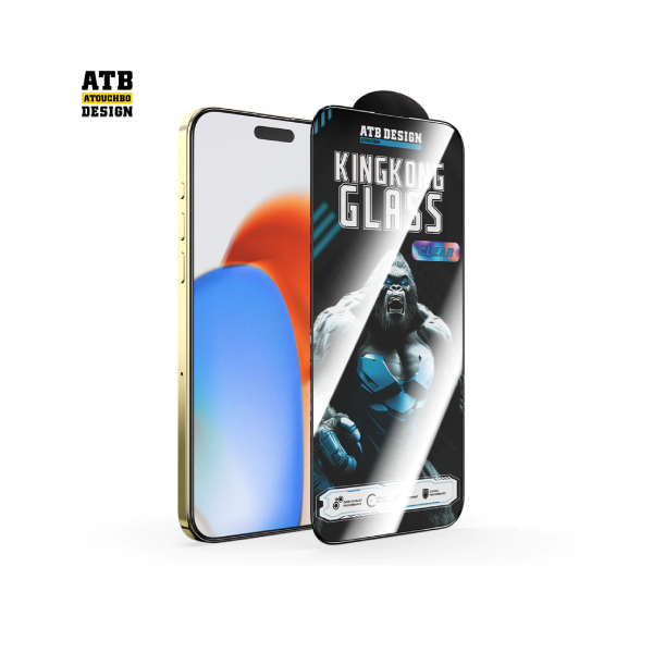 King Kong Full Cover 2.5D Clear Tempered Glass For iPhone