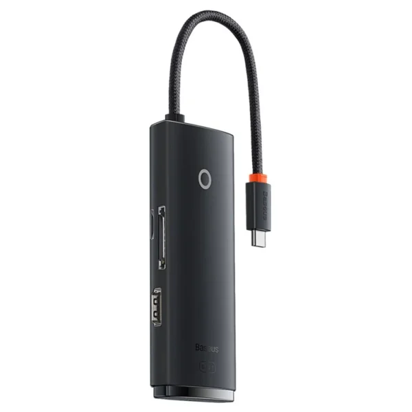 Baseus Airjoy 6 Port Type‑C Hub Adapter – 4K HDMI, Best Fast Data & Power Delivery