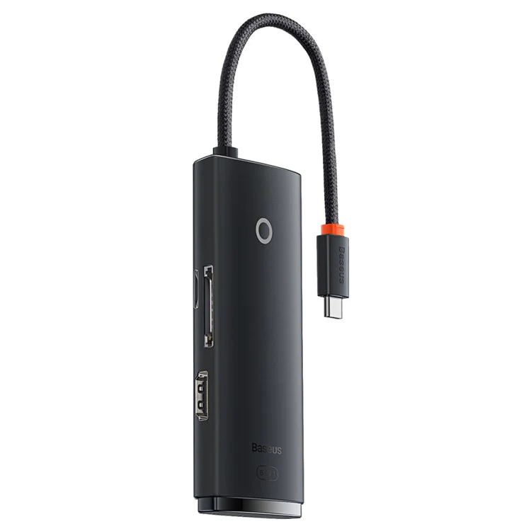 Baseus Airjoy 6 Port Type‑C Hub Adapter – 4K HDMI, Best Fast Data & Power Delivery