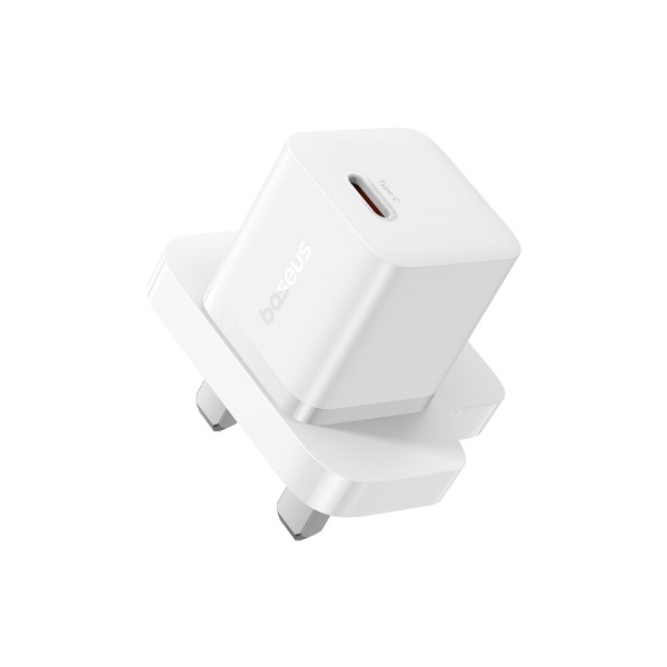 Baseus GaN5 Mini Fast Charger Portable Type-C 20W Charger Adapter UK Plug