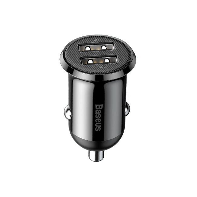 Baseus Grain Pro Car Charger Dual USB 4.8A – Fast & Reliable Charging On the Go