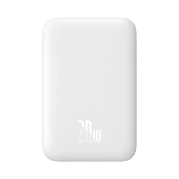 Baseus 10000mAh 20W Magnetic Mini Wireless Fast Charge Power Bank White
