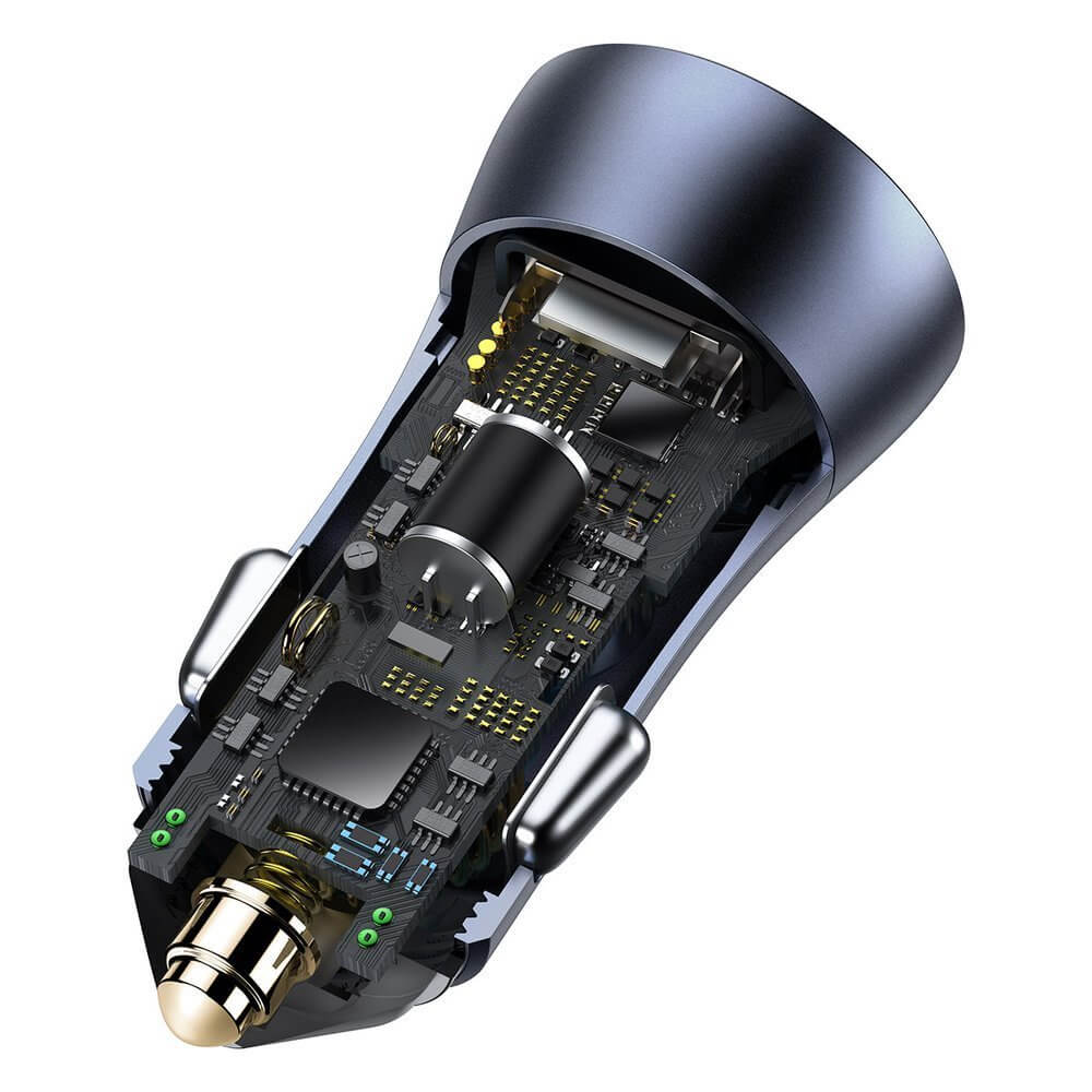 Baseus Grain Pro Car Charger Dual USB 4.8A – Fast & Reliable Charging On the Go - Image 2