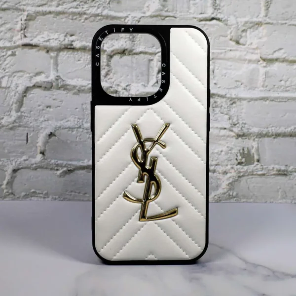 YSL Fashion Leather Case For iPhone