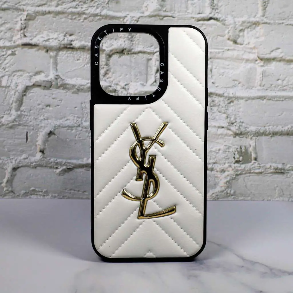YSL Fashion Leather Case For iPhone