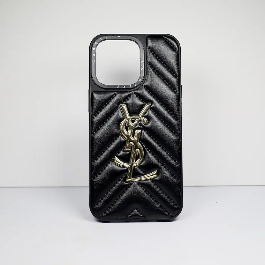YSL Fashion Leather Case For iPhone - Image 3