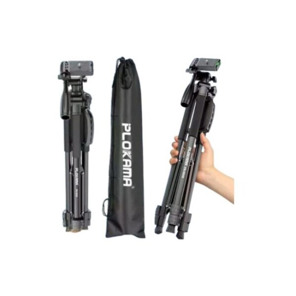 Plokama PK-9930 Tripod – 150cm Adjustable Camera & Best Mobile Tripod with Bluetooth Remote & Carry Bag | FoneHouse Sri Lanka